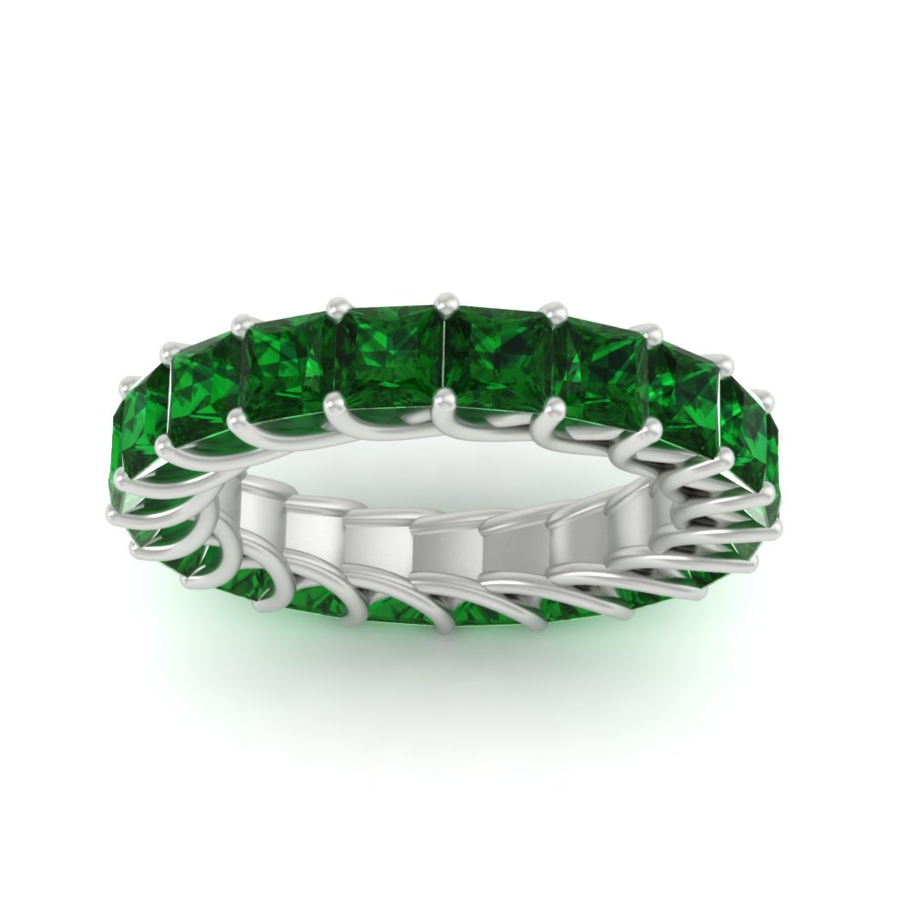 4 Carat Anniversary Band Princess Cut For Her