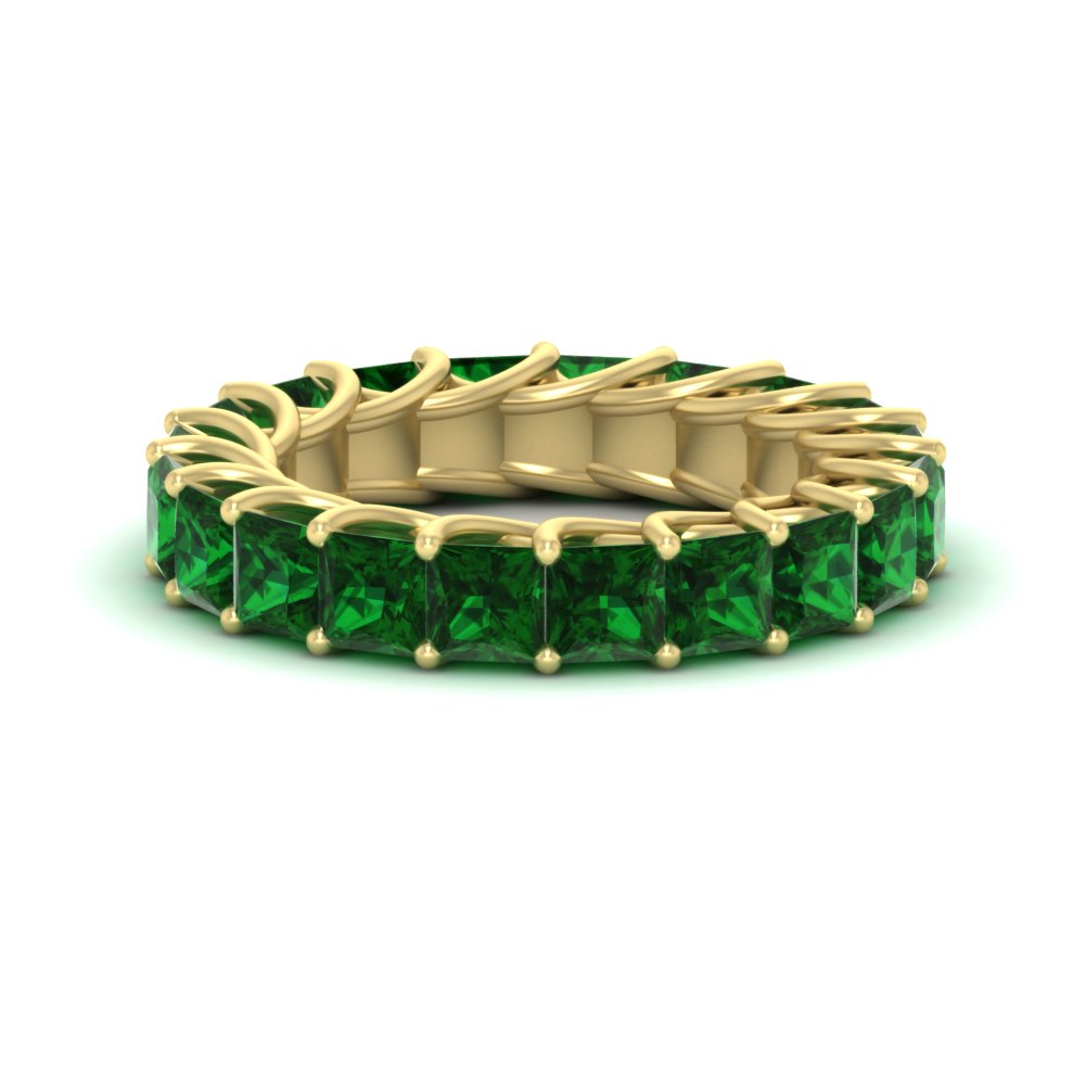 4 Carat Anniversary Band Princess Cut For Her