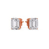 Load image into Gallery viewer, 4-carat-emerald-cut-diamond-stud-earring-in-rose-gold-FD-EAR10411EM-4.00CT-NL-RG.jpg?v=1769501017