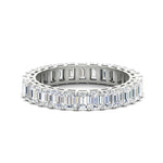 Load image into Gallery viewer, 4-carat-eternity-emerald-cut-diamond-wedding-ring-in-white-gold-FDEWB9293EM-4.00CT-NL-WG
