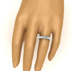 Load image into Gallery viewer, 4-carat-eternity-emerald-cut-diamond-wedding-ring-in-white-gold-FDEWB9293EMHAND-4.00CT-NL-WG.jpg