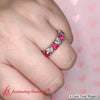 Load image into Gallery viewer, 4-carat-heart-eternity-anniversary-band-with-ruby-in-white-gold-fdewb8439b-4-ct-fancy1-nl-wg