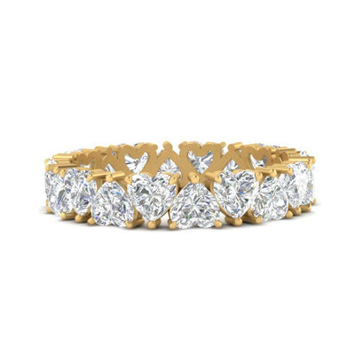 4 Carat Heart Eternity Anniversary Band