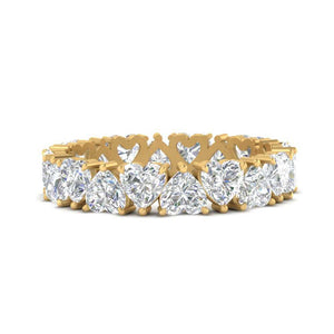 4 Carat Heart Eternity Anniversary Band