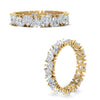 Load image into Gallery viewer, 4-carat-heart-eternity-diamond-anniversary-band-in-yellow-gold-FDEWB8439ANGLE3-NL-YG