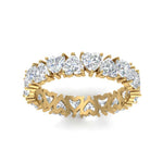 Load image into Gallery viewer, 4-carat-heart-eternity-diamond-anniversary-band-in-yellow-gold-FDEWB8439ANGLE5-NL-YG
