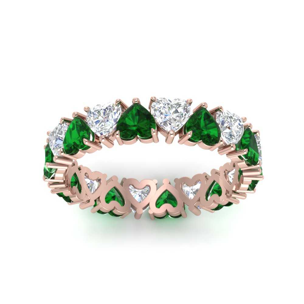 4-carat-heart-eternity-diamond-anniversary-band-with-emerald-in-rose-gold-FDEWB8439GEMGRANGLE5-NL-RG
