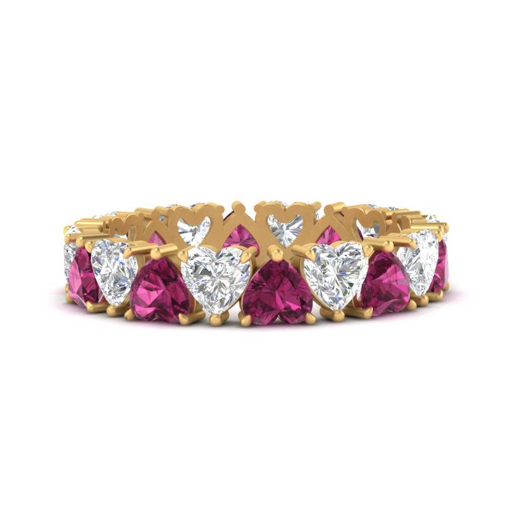 4-carat-heart-eternity-diamond-anniversary-band-with-pink-sapphire-in-yellow-gold-FDEWB8439GSADRPI-NL-YG