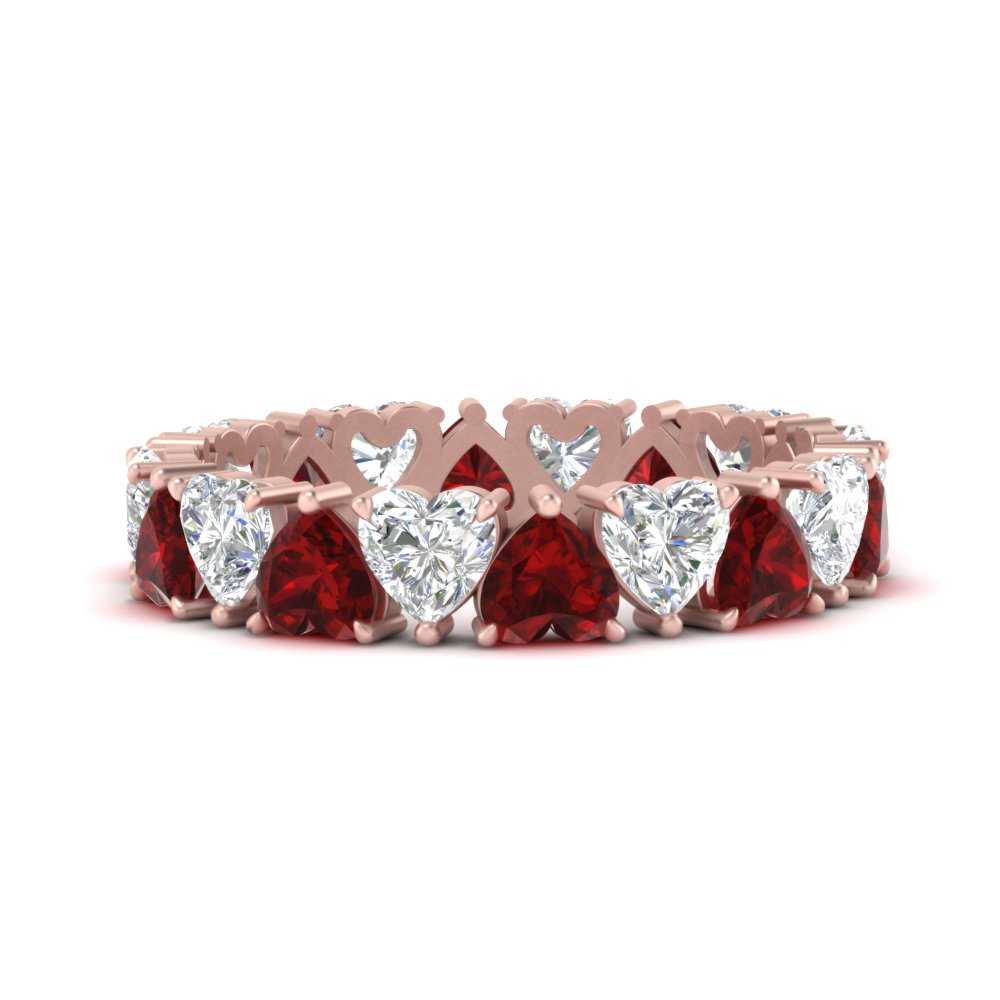 4-carat-heart-eternity-diamond-anniversary-band-with-ruby-in-rose-gold-FDEWB8439GRUDR-NL-RG
