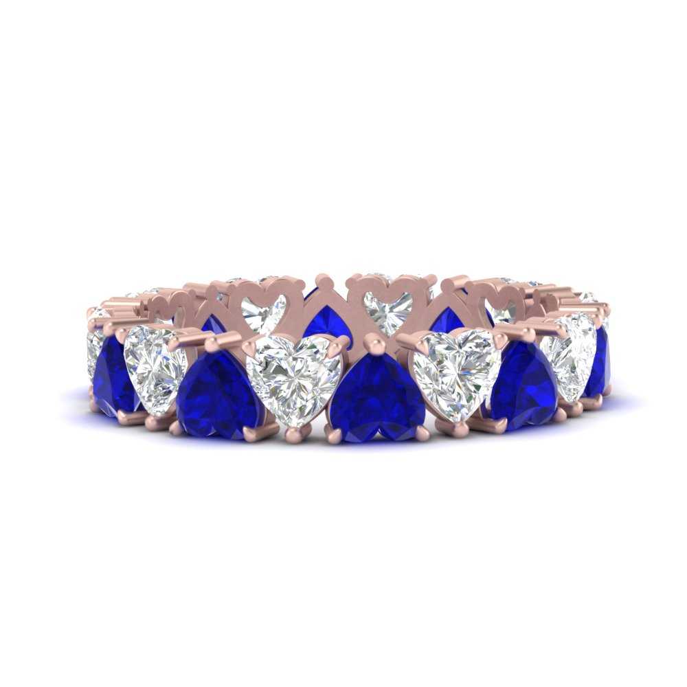 4-carat-heart-eternity-diamond-anniversary-band-with-sapphire-in-rose-gold-FDEWB8439GSABL-NL-RG