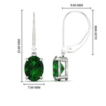 Load image into Gallery viewer, 4-carat-leverback-oval-drop-dangle-emerald-earrings-in-white-gold-fdear11236ovgemgrangle4-4.00ct-nl-wg-hw.jpg?v=1765455504