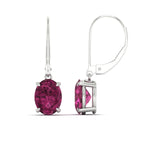 Load image into Gallery viewer, 4-carat-leverback-oval-drop-dangle-pink-sapphire-earrings-in-white-gold-fdear11236ovgsadrpiangle4-4.00ct-nl-wg.jpg?v=1765455504