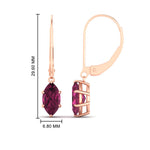 Load image into Gallery viewer, 4-carat-marquise-solitaire-pink-sapphire-earrings-with-lever-back-in-rose-gold-FDEAR11236MQGSADRPI-4.00CT-NL-RG.jpg
