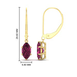 Load image into Gallery viewer, 4-carat-marquise-solitaire-pink-sapphire-earrings-with-lever-back-in-yellow-gold-FDEAR11236MQGSADRPI-4.00CT-NL-YG.jpg
