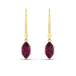 Load image into Gallery viewer, 4-carat-marquise-solitaire-pink-sapphire-earrings-with-lever-back-in-yellow-gold-FDEAR11236MQGSADRPI-4.00CT-NL-YG.jpg
