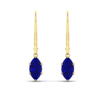 Load image into Gallery viewer, 4-carat-marquise-solitaire-sapphire-earrings-with-lever-back-in-yellow-gold-FDEAR11236MQGSABL-4.00CT-NL-YG.jpg
