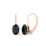 Load image into Gallery viewer, 4-carat-oval-black-diamond-lever-back-earrings-in-rose-gold-FDEAR9225OVGBLACK-4.00CT-NL-RG
