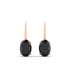 Load image into Gallery viewer, 4-carat-oval-black-diamond-lever-back-earrings-in-rose-gold-FDEAR9225OVGBLACK-4.00CT-NL-RG
