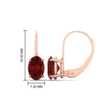 Load image into Gallery viewer, 4-carat-oval-ruby-lever-back-earrings-in-rose-gold-FDEAR9225OVGRUDR-4.00CT-NL-RG
