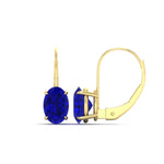Load image into Gallery viewer, 4-carat-oval-sapphire-lever-back-earrings-in-yellow-gold-FDEAR9225OVGSABL-4.00CT-NL-YG
