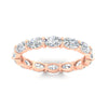 Load image into Gallery viewer, 4-carat-oval-shape-east-west-eternity-diamond-wedding-ring-in-rose-gold-FDEWB8425OVANGLE5-4.00CT-NL-RG