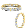 Load image into Gallery viewer, 4-carat-oval-shape-east-west-eternity-diamond-wedding-ring-in-yellow-gold-FDEWB8425OVANGLE3-4.00CT-NL-YG
