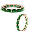 Load image into Gallery viewer, 4-carat-oval-shape-east-west-eternity-emerald-wedding-ring-in-rose-gold-FDEWB8425OVGEMGRANGLE3-4.00CT-NL-RG