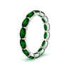 Load image into Gallery viewer, 4-carat-oval-shape-east-west-eternity-emerald-wedding-ring-in-white-gold-FDEWB8425OVGEMGRANGLE2-4.00CT-NL-WG