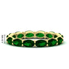 Load image into Gallery viewer, 4-carat-oval-shape-east-west-eternity-emerald-wedding-ring-in-yellow-gold-FDEWB8425OVGEMGR-4.00CT-NL-YG-HW