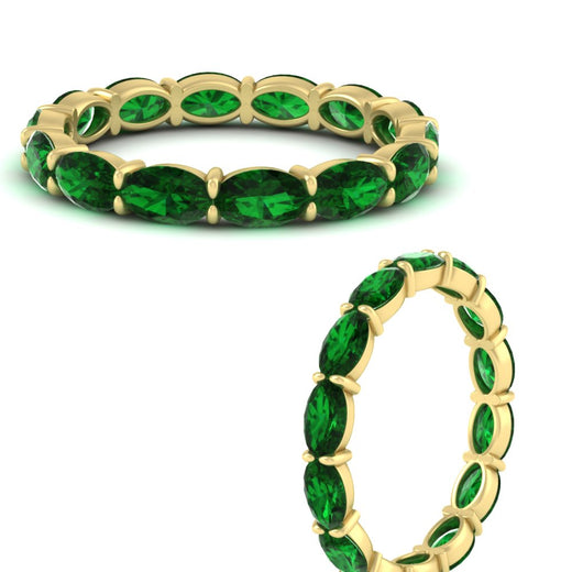4-carat-oval-shape-east-west-eternity-emerald-wedding-ring-in-yellow-gold-FDEWB8425OVGEMGRANGLE3-4.00CT-NL-YG