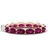 Load image into Gallery viewer, 4-carat-oval-shape-east-west-eternity-pink-sapphire-wedding-ring-in-rose-gold-FDEWB8425OVGSADRPI-4.00CT-NL-RG-HW