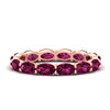 Load image into Gallery viewer, 4-carat-oval-shape-east-west-eternity-pink-sapphire-wedding-ring-in-rose-gold-FDEWB8425OVGSADRPI-4.00CT-NL-RG