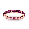 Load image into Gallery viewer, 4-carat-oval-shape-east-west-eternity-pink-sapphire-wedding-ring-in-rose-gold-FDEWB8425OVGSADRPIANGLE5-4.00CT-NL-RG