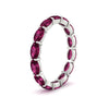 Load image into Gallery viewer, 4-carat-oval-shape-east-west-eternity-pink-sapphire-wedding-ring-in-white-gold-FDEWB8425OVGSADRPIANGLE2-4.00CT-NL-WG