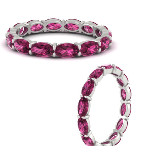 4-carat-oval-shape-east-west-eternity-pink-sapphire-wedding-ring-in-white-gold-FDEWB8425OVGSADRPIANGLE3-4.00CT-NL-WG