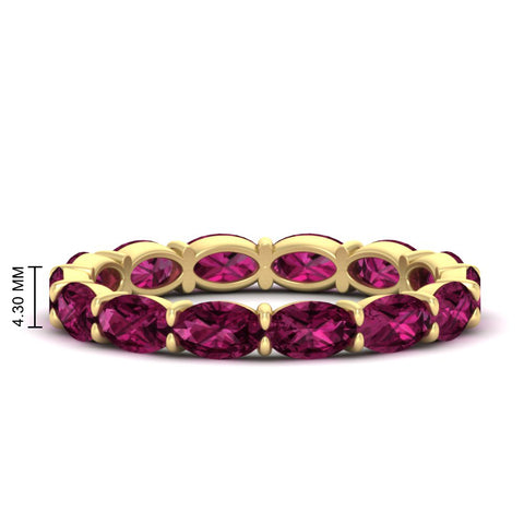 4-carat-oval-shape-east-west-eternity-pink-sapphire-wedding-ring-in-yellow-gold-FDEWB8425OVGSADRPI-4.00CT-NL-YG-HW