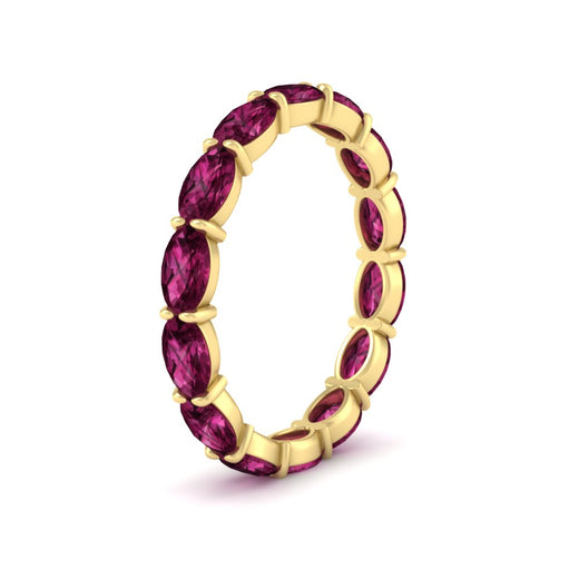 4-carat-oval-shape-east-west-eternity-pink-sapphire-wedding-ring-in-yellow-gold-FDEWB8425OVGSADRPIANGLE2-4.00CT-NL-YG
