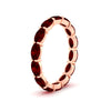Load image into Gallery viewer, 4-carat-oval-shape-east-west-eternity-ruby-wedding-ring-in-rose-gold-FDEWB8425OVGRUDRANGLE2-4.00CT-NL-RG