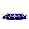 Load image into Gallery viewer, 4-carat-oval-shape-east-west-eternity-sapphire-wedding-ring-in-rose-gold-FDEWB8425OVGSABL-4.00CT-NL-RG-HW