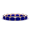 Load image into Gallery viewer, 4-carat-oval-shape-east-west-eternity-sapphire-wedding-ring-in-rose-gold-FDEWB8425OVGSABL-4.00CT-NL-RG