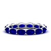 Load image into Gallery viewer, 4-carat-oval-shape-east-west-eternity-sapphire-wedding-ring-in-white-gold-FDEWB8425OVGSABL-4.00CT-NL-WG