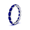 Load image into Gallery viewer, 4-carat-oval-shape-east-west-eternity-sapphire-wedding-ring-in-white-gold-FDEWB8425OVGSABLANGLE2-4.00CT-NL-WG