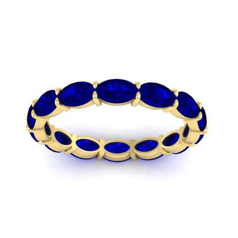 4-carat-oval-shape-east-west-eternity-sapphire-wedding-ring-in-yellow-gold-FDEWB8425OVGSABLANGLE5-4.00CT-NL-YG