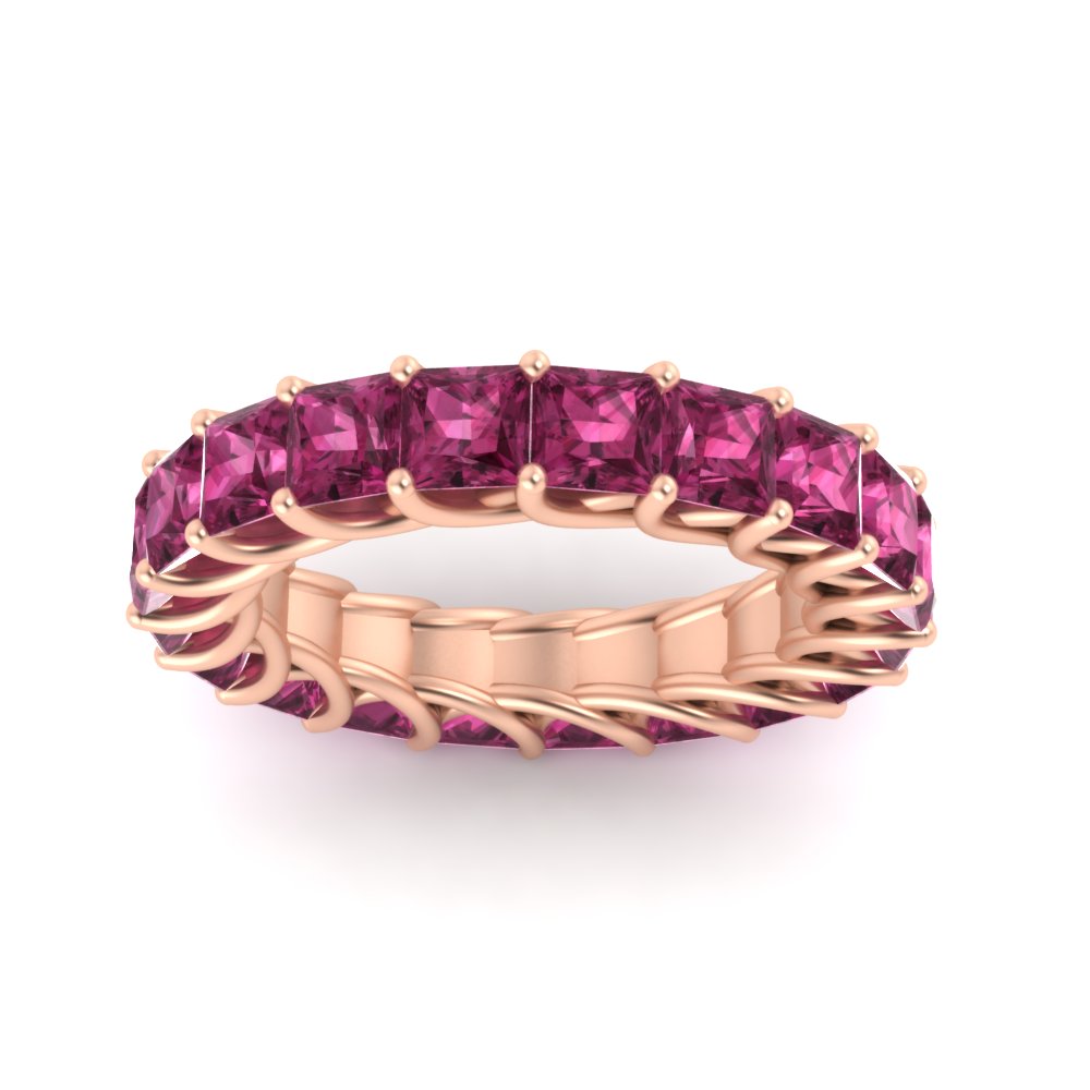 4 Carat Anniversary Band Princess Cut For Her