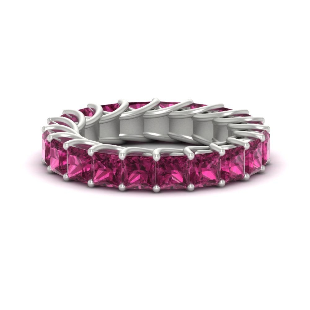 4 Carat Anniversary Band Princess Cut For Her