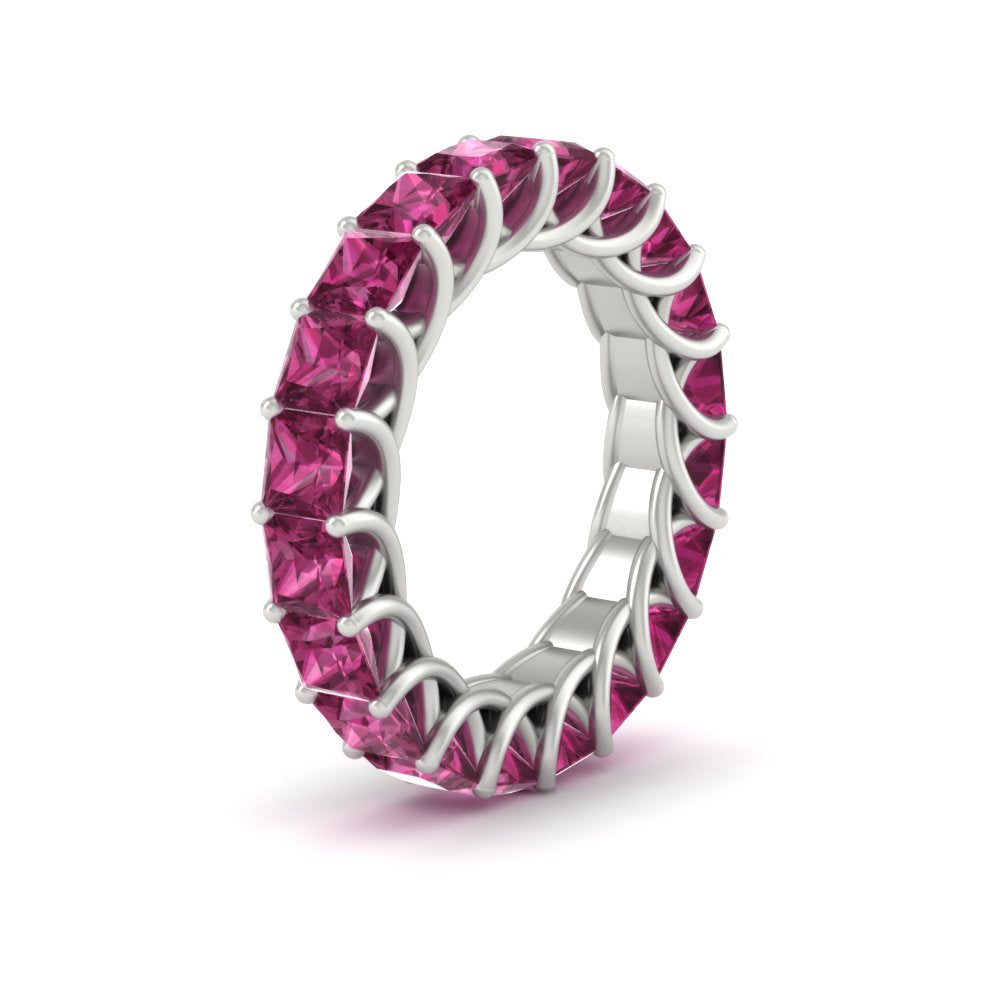 4 Carat Anniversary Band Princess Cut For Her