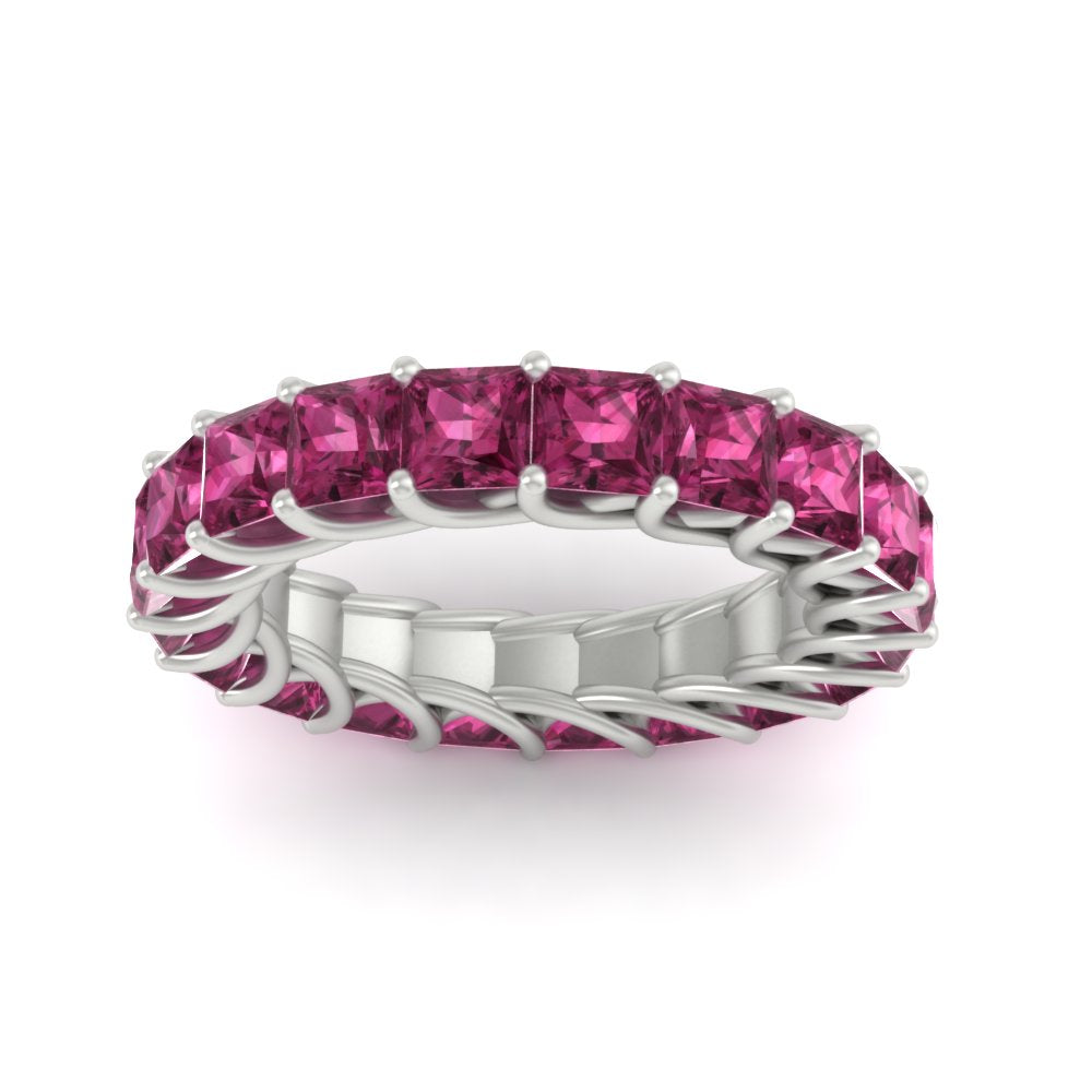 4 Carat Anniversary Band Princess Cut For Her