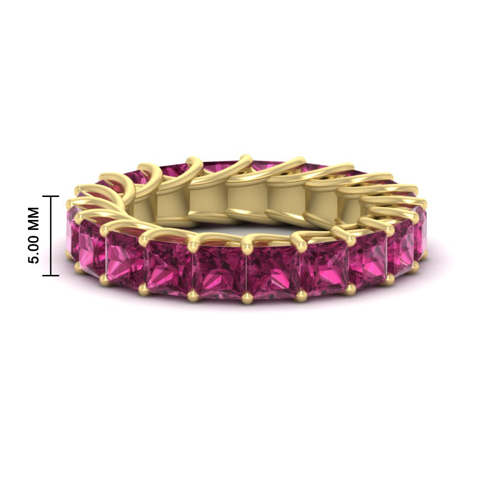 4 Carat Anniversary Band Princess Cut For Her