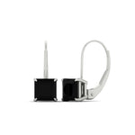 Load image into Gallery viewer, 4-carat-princess-cut-black-onyx-lever-back-earrings-in-white-gold-FDEAR9225PRGBLACK-4.00CT-NL-WG