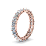 Load image into Gallery viewer, 4-carat-princess-cut-diamond-eternity-ring-in-rose-gold-FDEWB8675PR-4.0CTANGLE2-NL-RG
